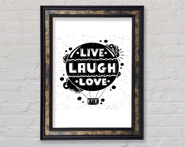 Live Laugh Love 2 Framed Print