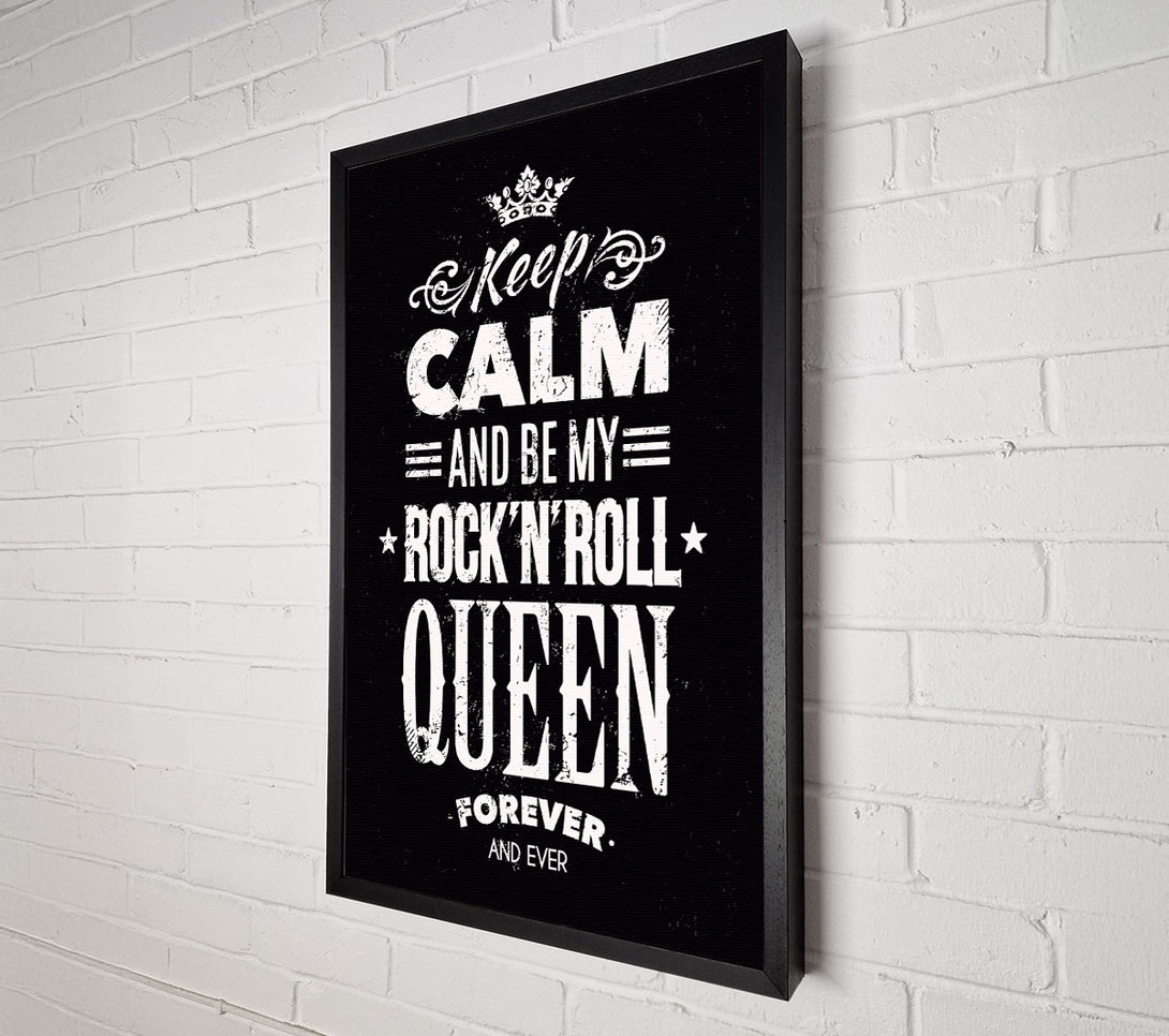  A Canvas Print of Rock And Roll Queen Canvas Print