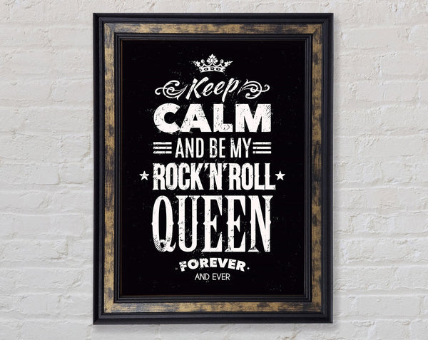 Rock And Roll Queen Framed Print