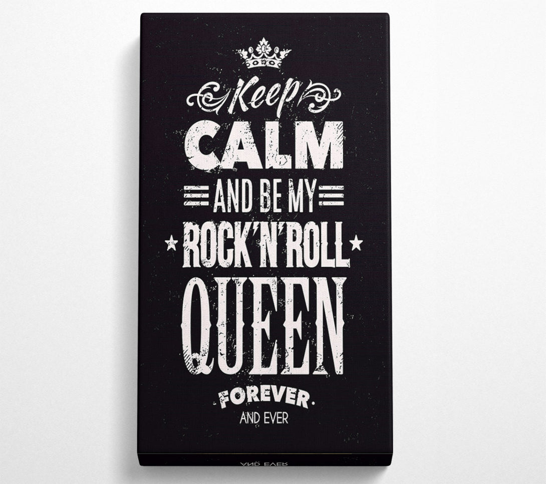  A Canvas Print of Rock And Roll Queen Canvas Print