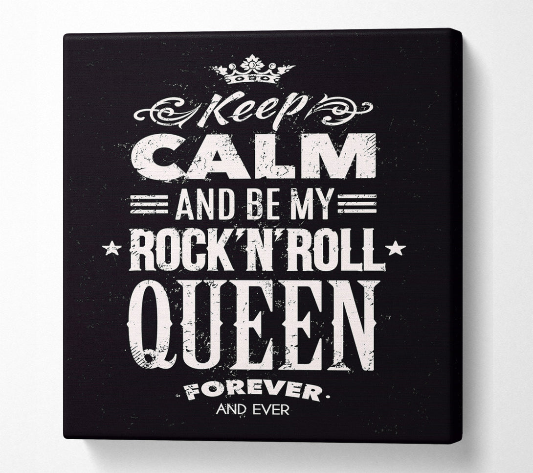  A Canvas Print of Rock And Roll Queen Canvas Print