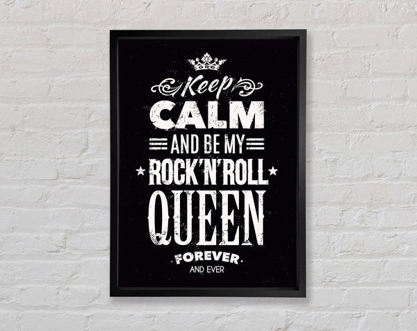 Rock And Roll Queen Framed Print