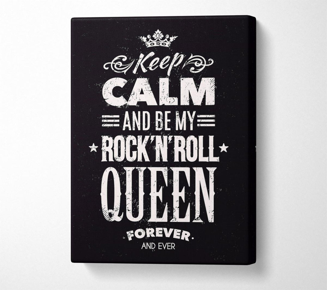  A Canvas Print of Rock And Roll Queen Canvas Print