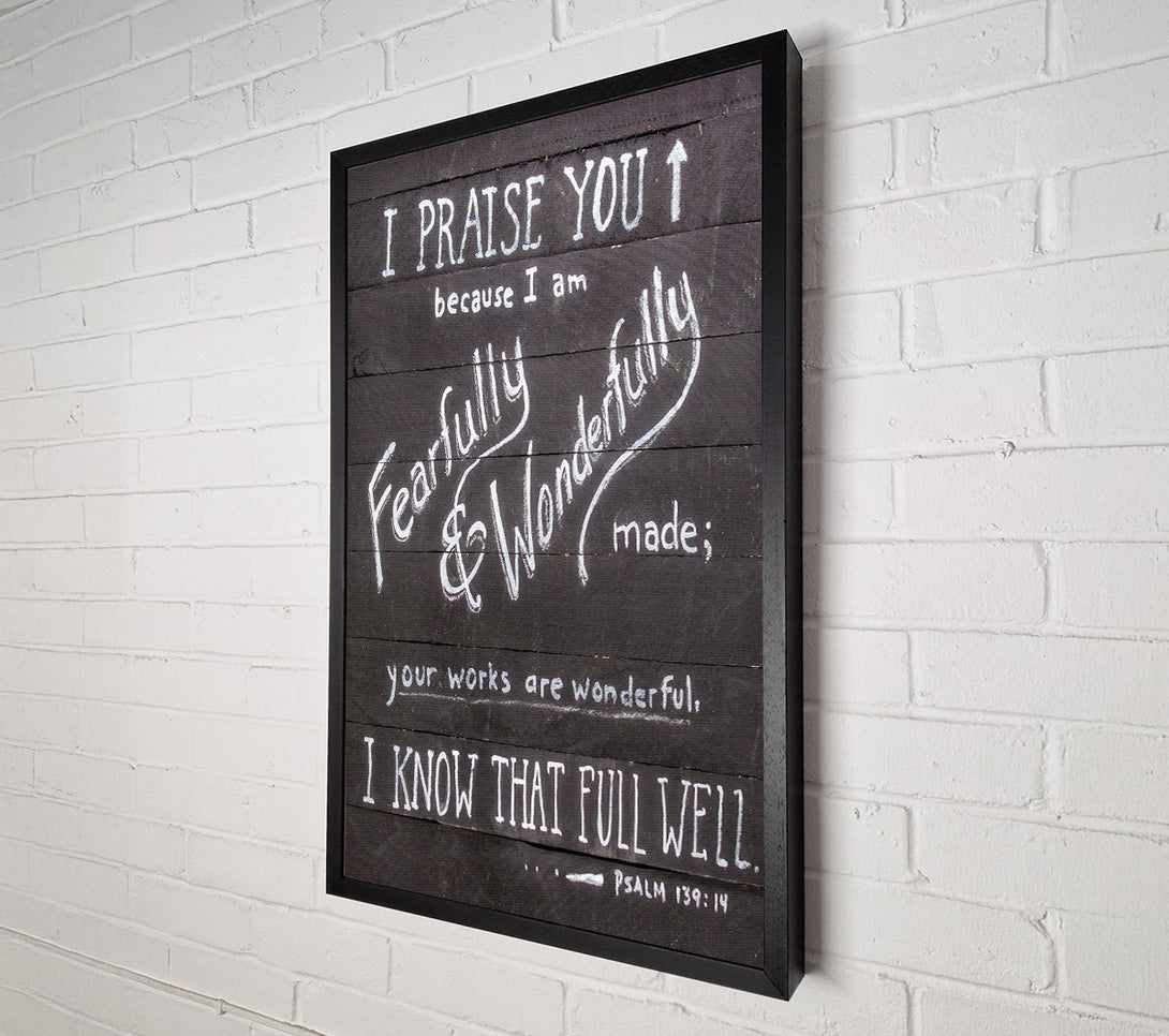  A Canvas Print of I Praise You Canvas Print