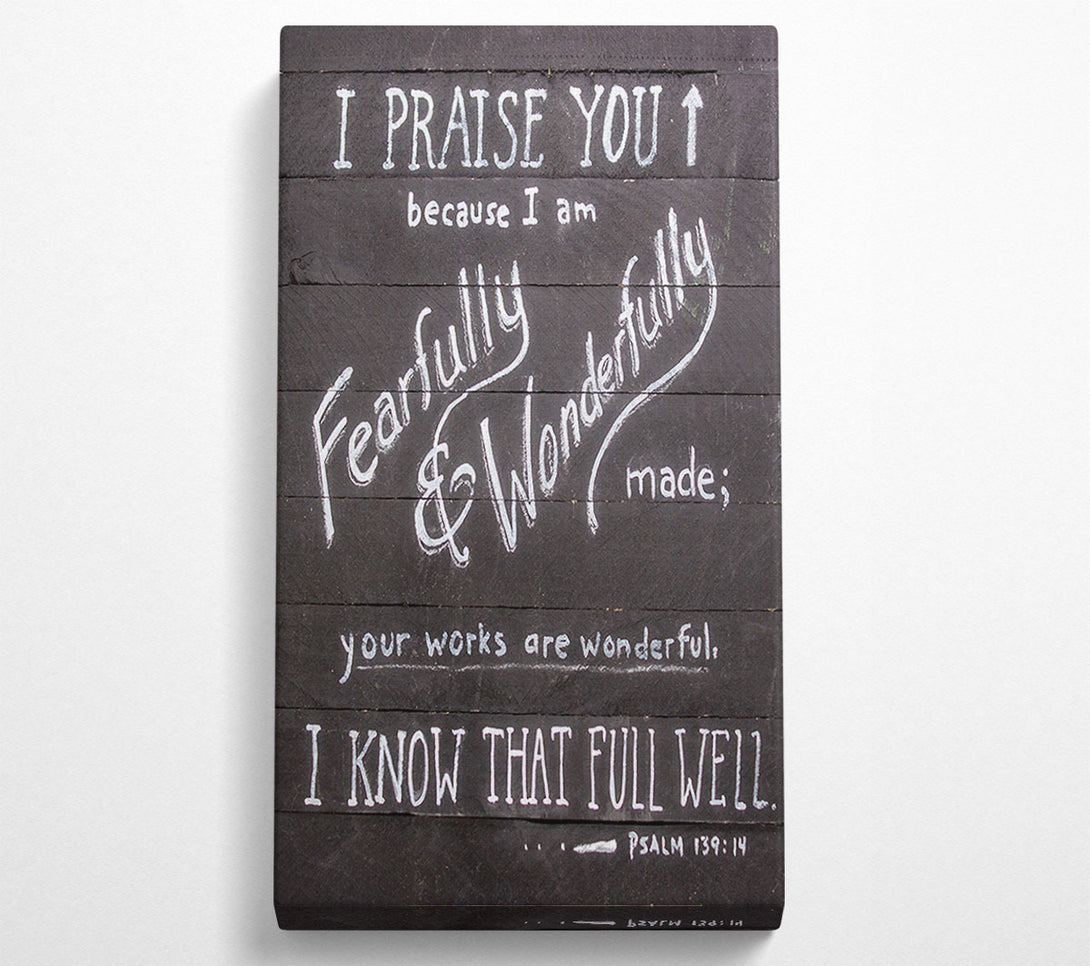  A Canvas Print of I Praise You Canvas Print