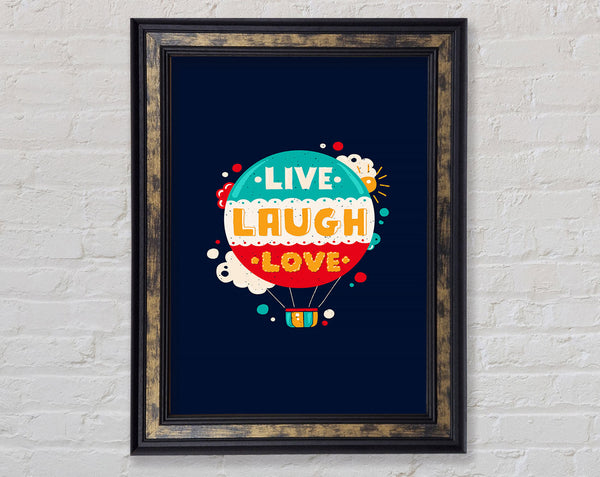Live Laugh Love 4 Framed Print