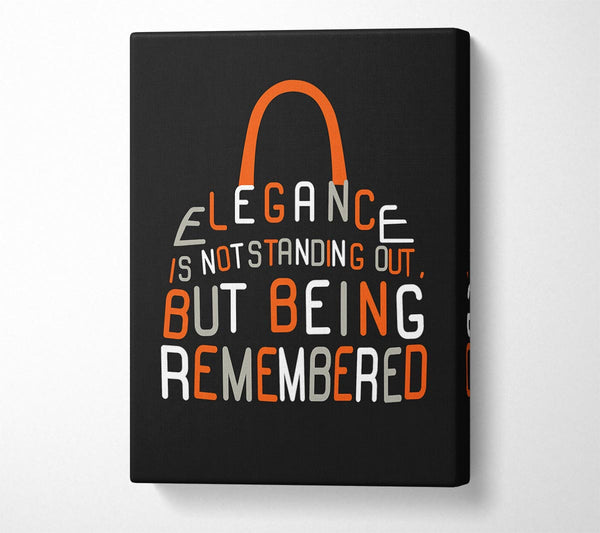  A Canvas Print of Elegance Is Not Standing Out But Canvas Art