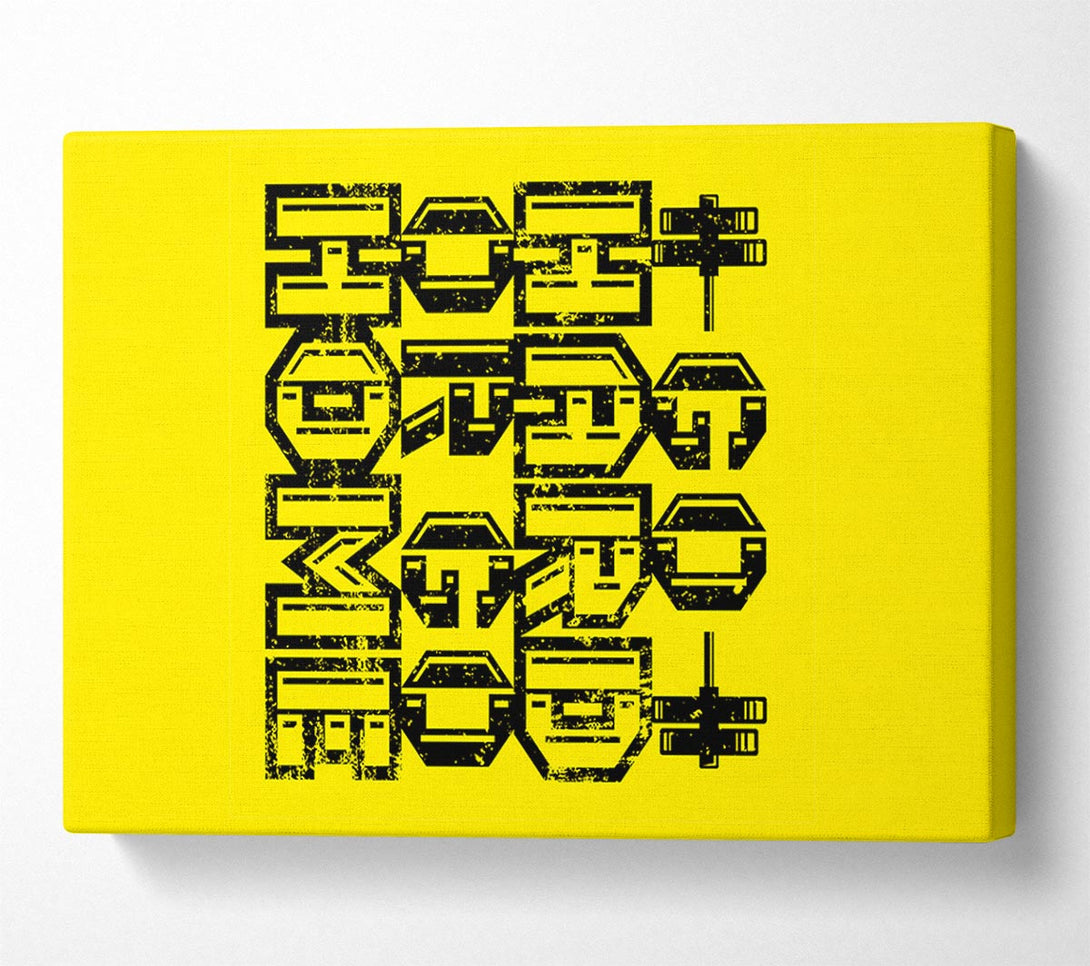  A Canvas Print of Go Hard Or Go Home 2 Canvas Print