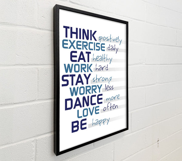 Think Exercise Eat