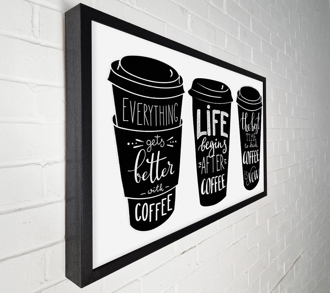  A Canvas Print of Coffee Love 1 Canvas Art