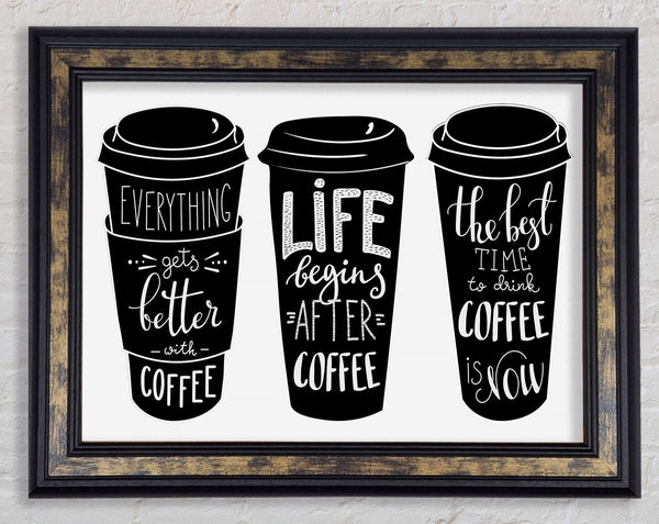 Coffee Love 1 Framed Print