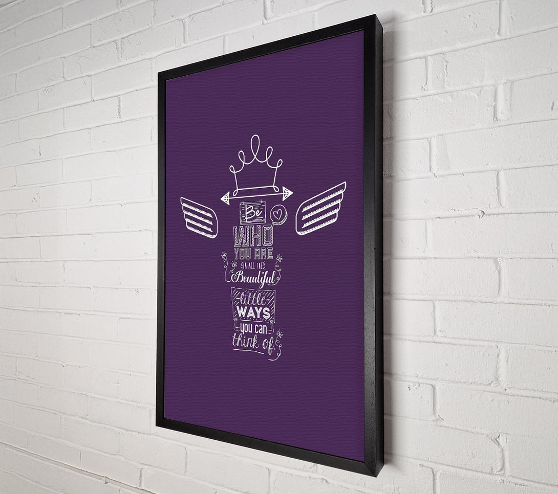  A Canvas Print of All The Beautiful Little Ways Canvas Print