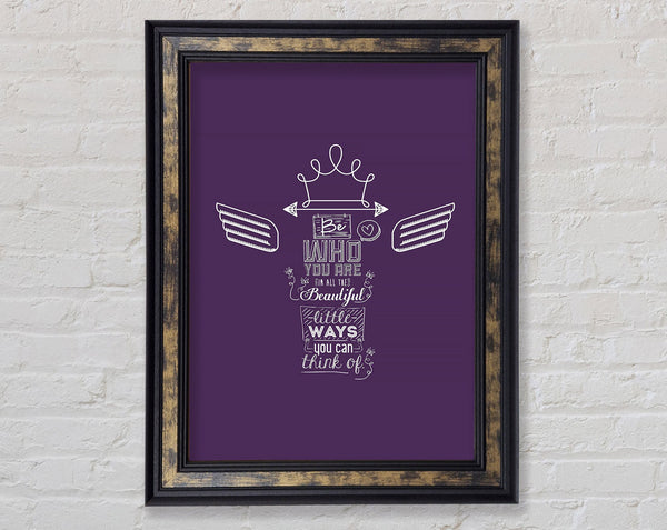 All The Beautiful Little Ways Framed Print