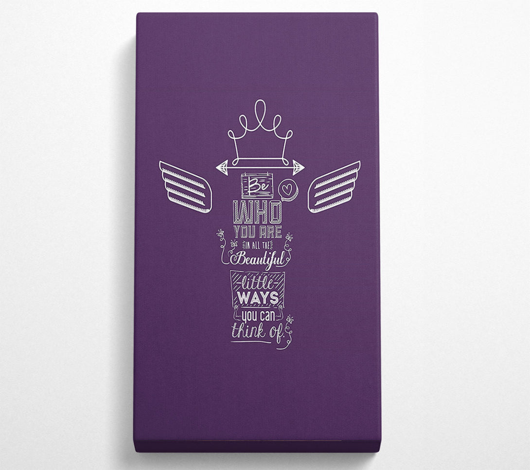  A Canvas Print of All The Beautiful Little Ways Canvas Print