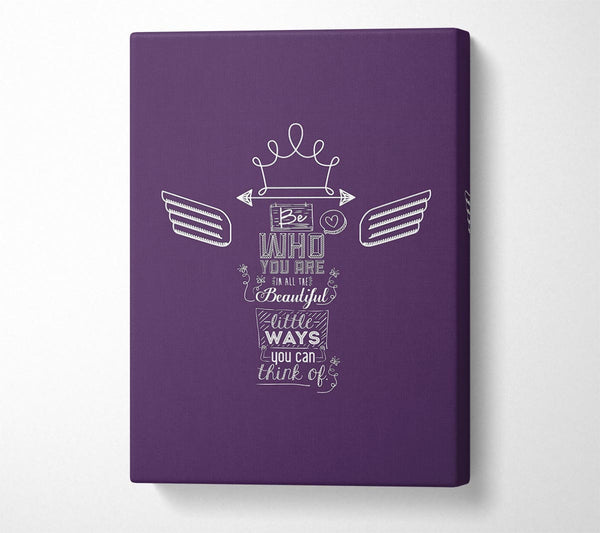  A Canvas Print of All The Beautiful Little Ways Canvas Print