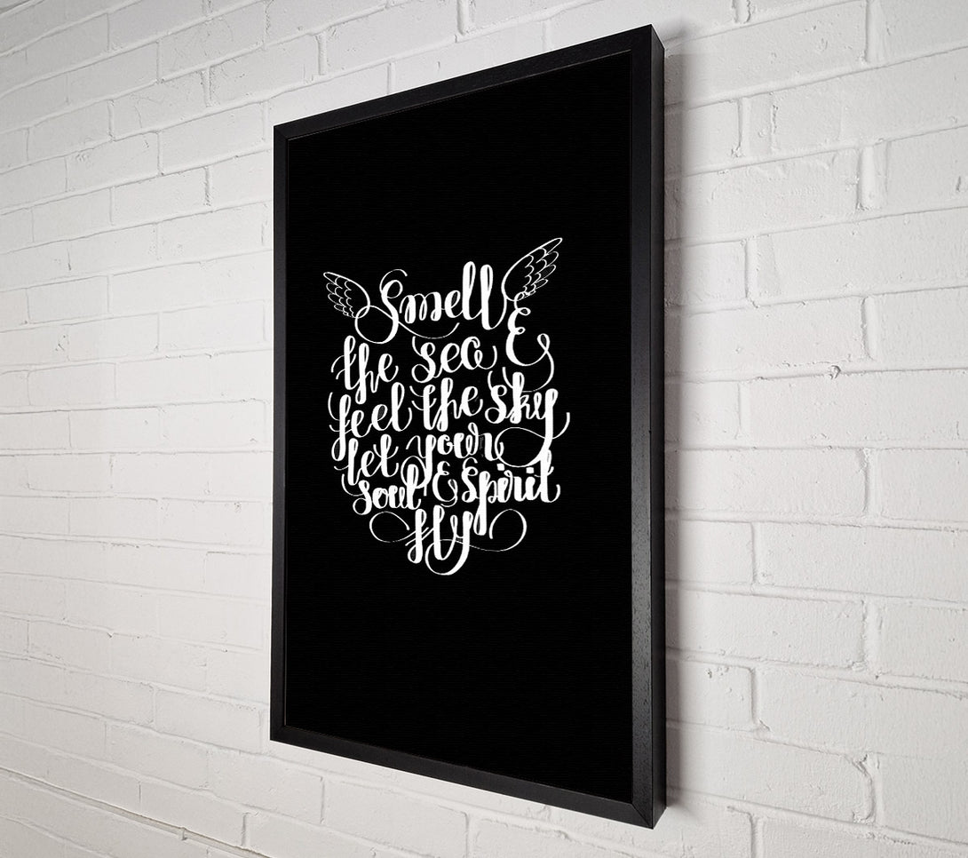  A Canvas Print of Smell The Sea And Smell The Sky Canvas Wall Art