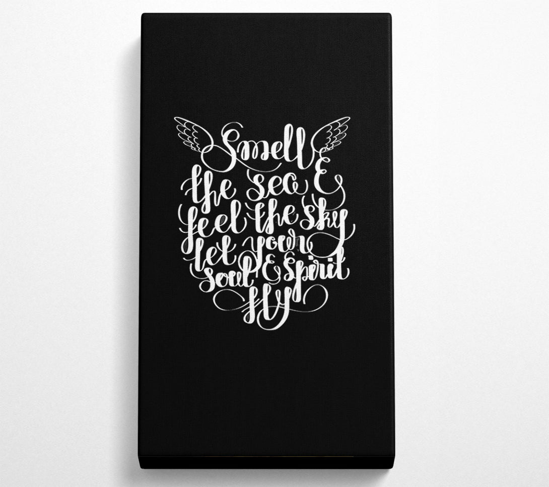  A Canvas Print of Smell The Sea And Smell The Sky Canvas Wall Art