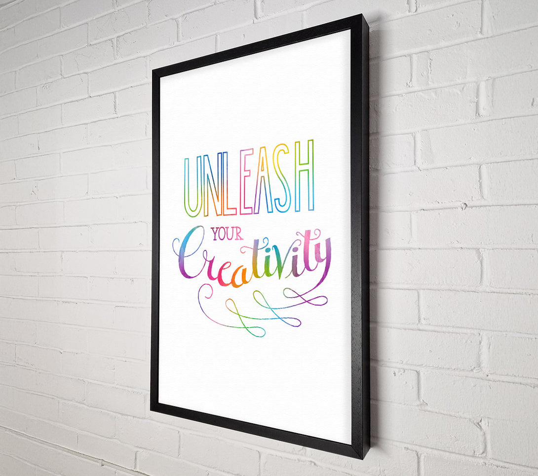  A Canvas Print of Unleash Your Creativity Canvas Print