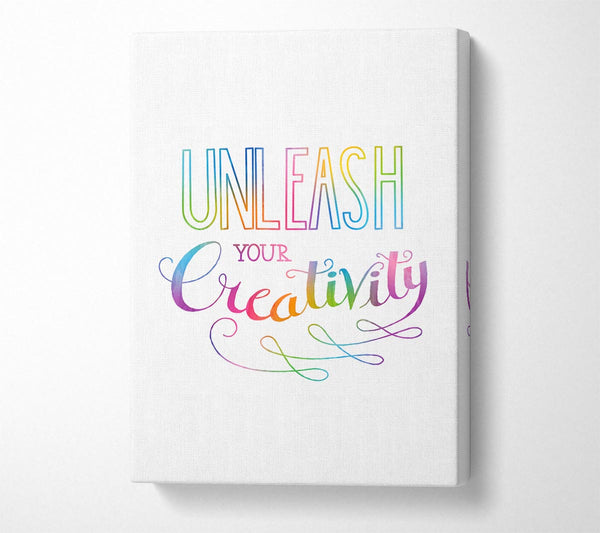  A Canvas Print of Unleash Your Creativity Canvas Print