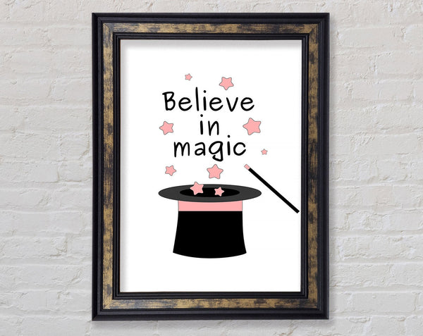 Believe In Magic Framed Print