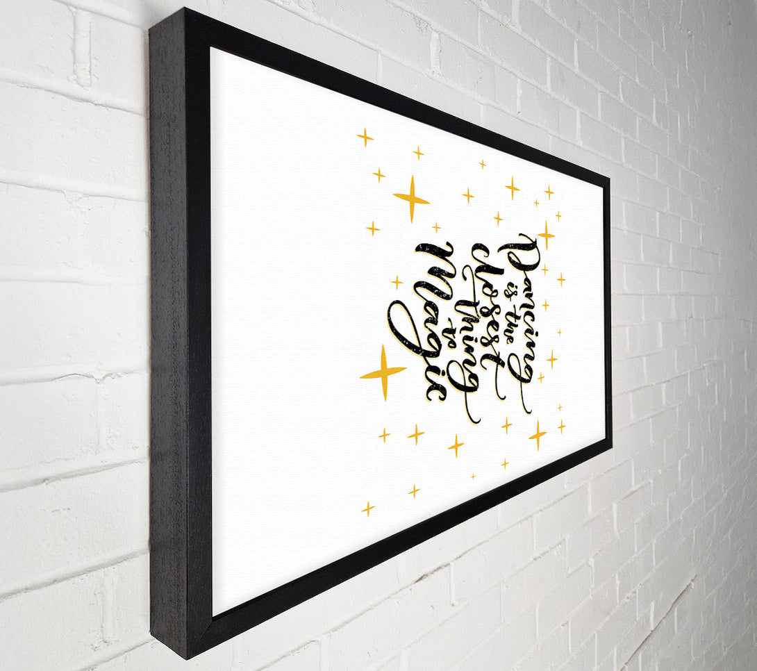  A Canvas Print of Dancing Is The Closest Thing Canvas Art