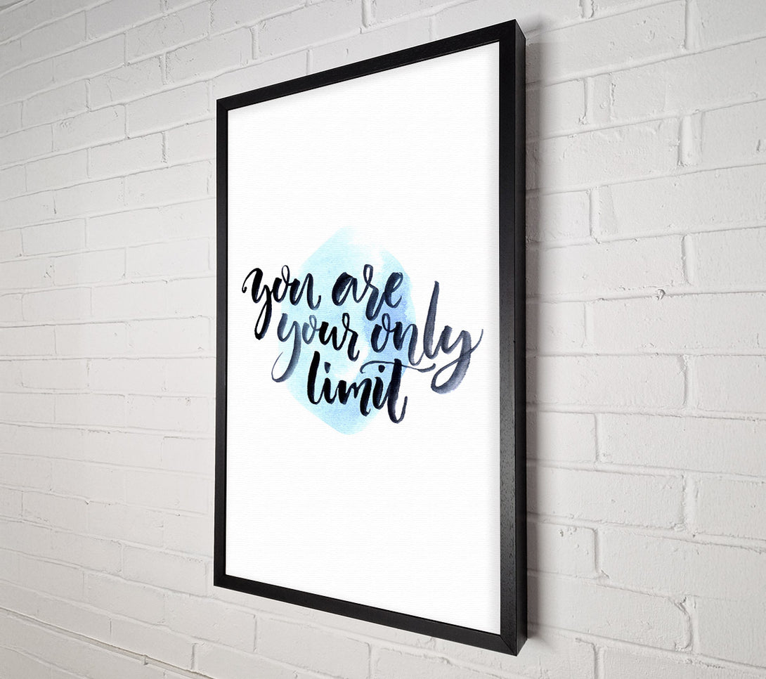  A Canvas Print of You Are Your Only Limit Canvas Art