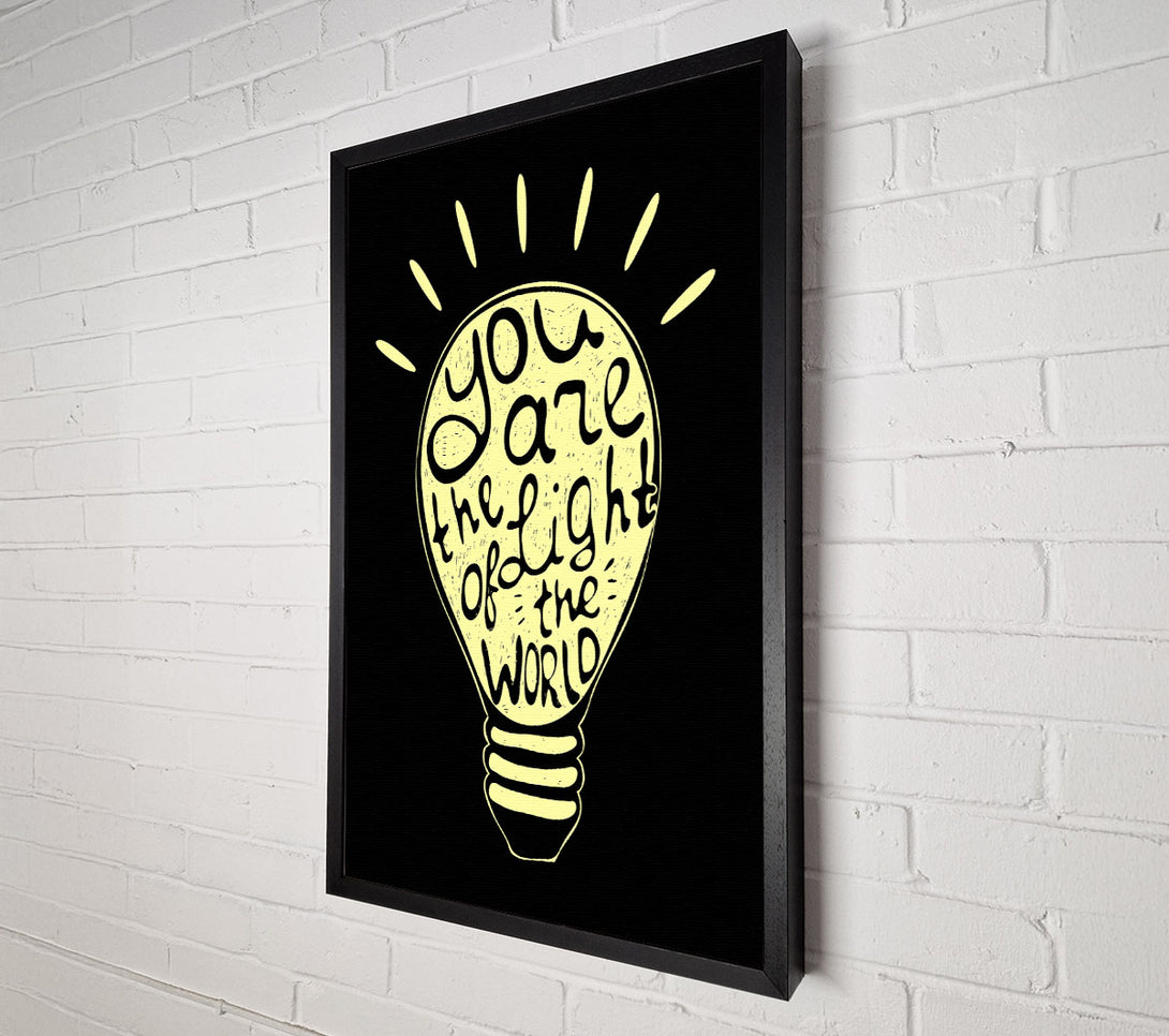  A Canvas Print of You Are The Light Canvas Art