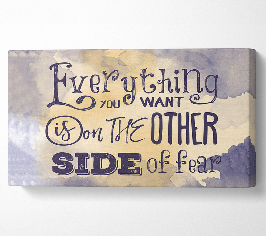  A Canvas Print of Everything You Want 2 Canvas Print