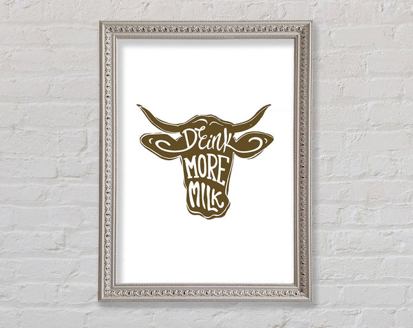 Drink More Milk Framed Print