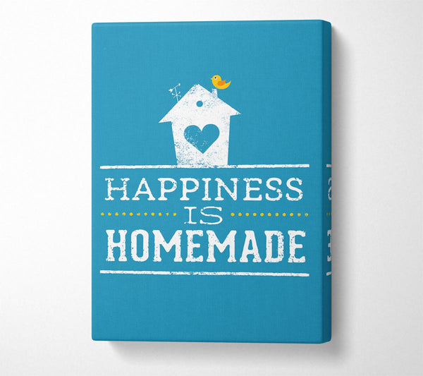  A Canvas Print of Happiness Is Homemade 1 Canvas Art