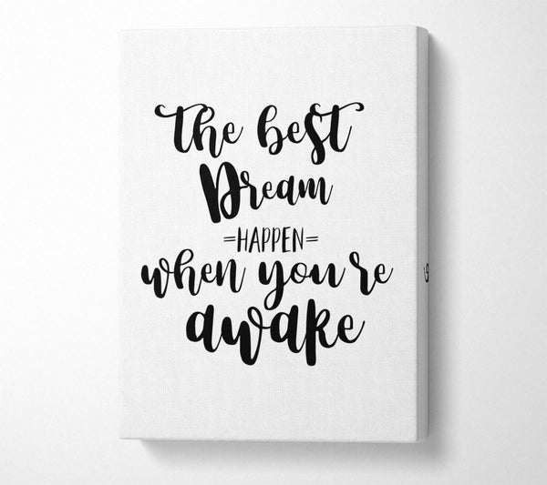  A Canvas Print of The Best Dream Canvas Print