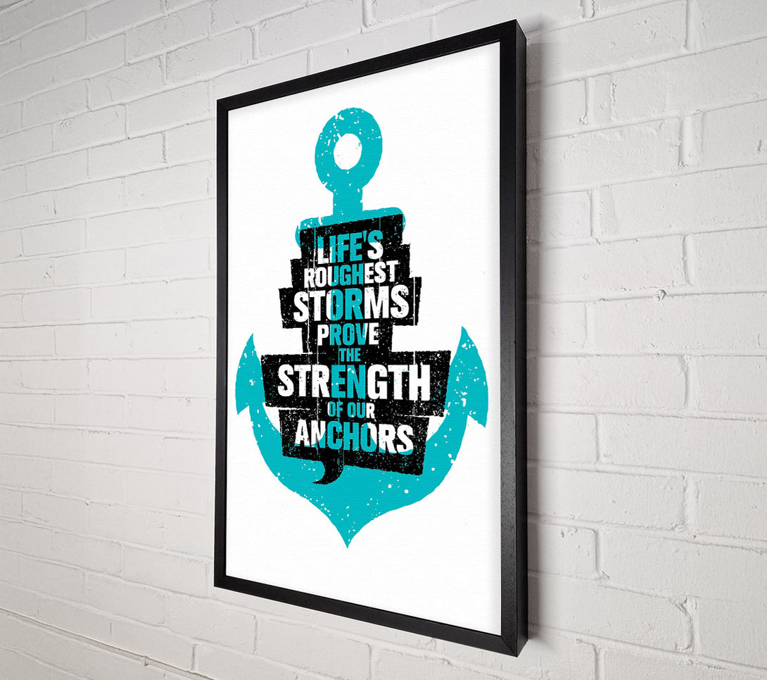  A Canvas Print of Life's Roughest Storms Canvas Wall Art