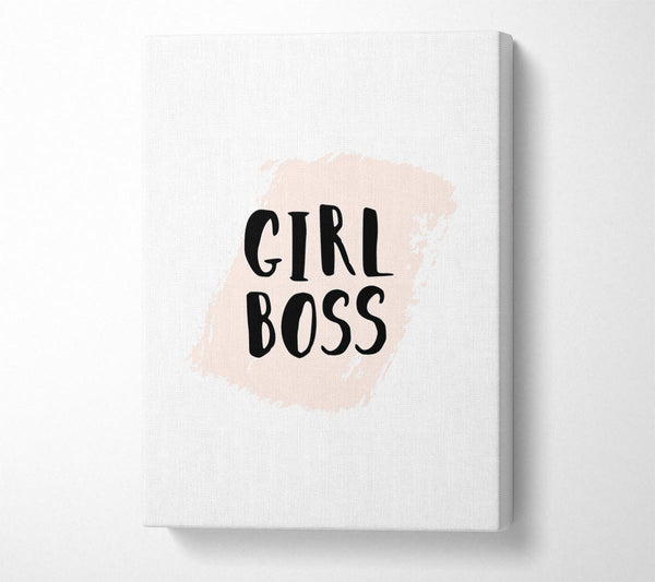  A Canvas Print of Girl Boss Canvas Wall Art