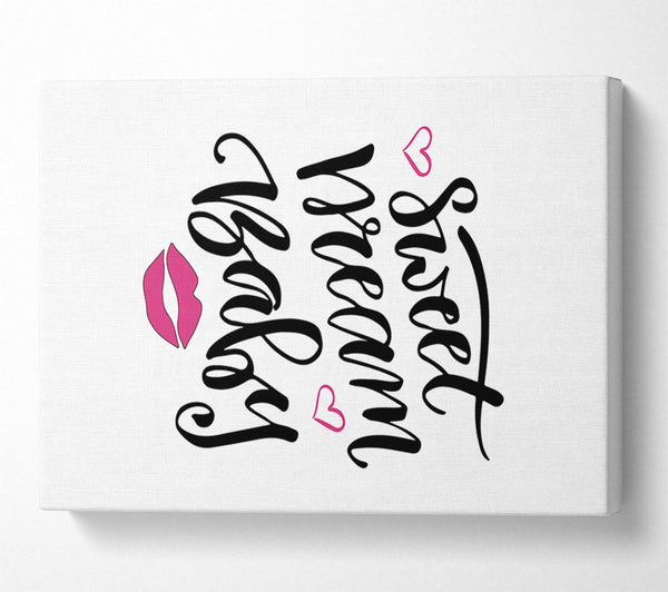  A Canvas Print of Sweet Dreams Baby 2 Canvas Art