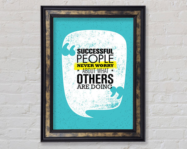 Successful People Framed Print
