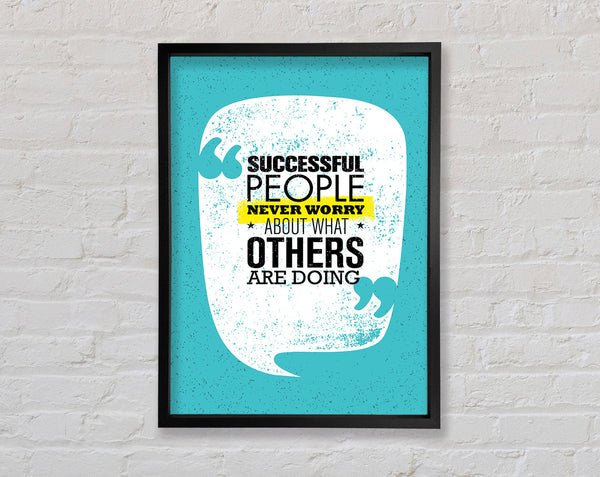 Successful People Framed Print