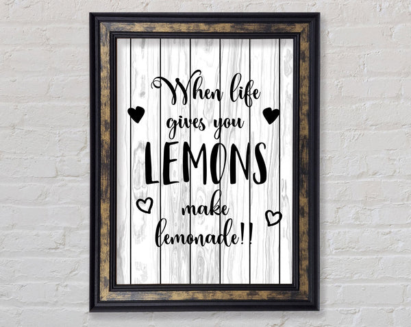 When Life Gives You Lemons 2 Framed Print