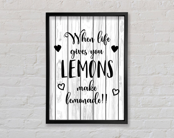 When Life Gives You Lemons 2 Framed Print