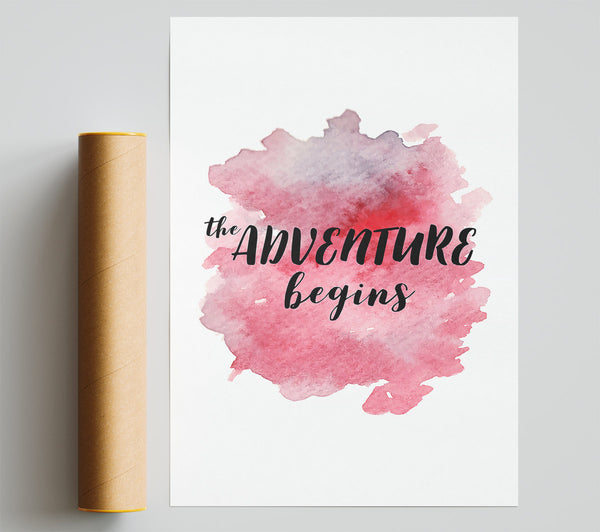 The Adventure Begins Poster