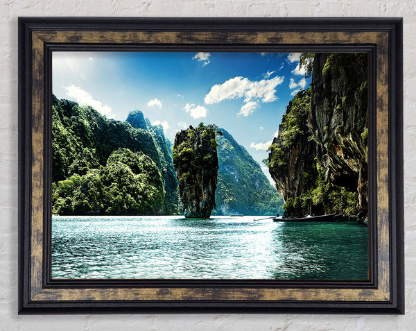 Monuments Of Thailand Framed Print