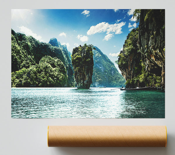 Monuments Of Thailand Poster