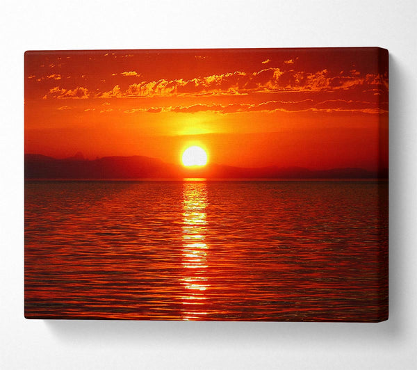 Red Paradise Canvas Art