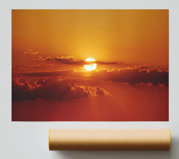 Sun In The Clouds Giclee Print
