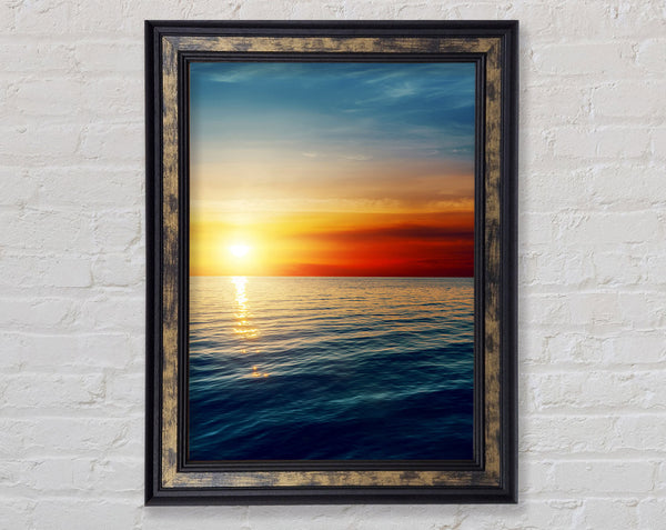Sun Sparkle Framed Print