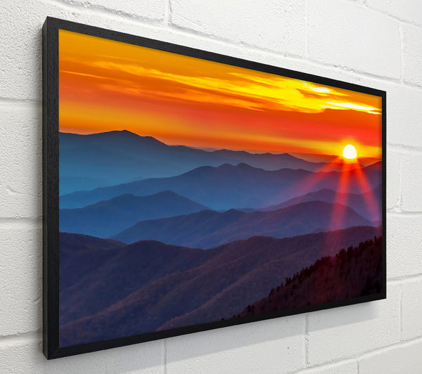 Blue Misty Mountain Sun 3