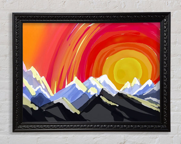 Berggipfel Sonne