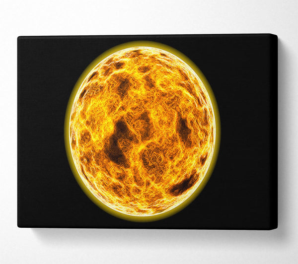  A Canvas Print of The Core Of The Blazing Sun Canvas Wall Art