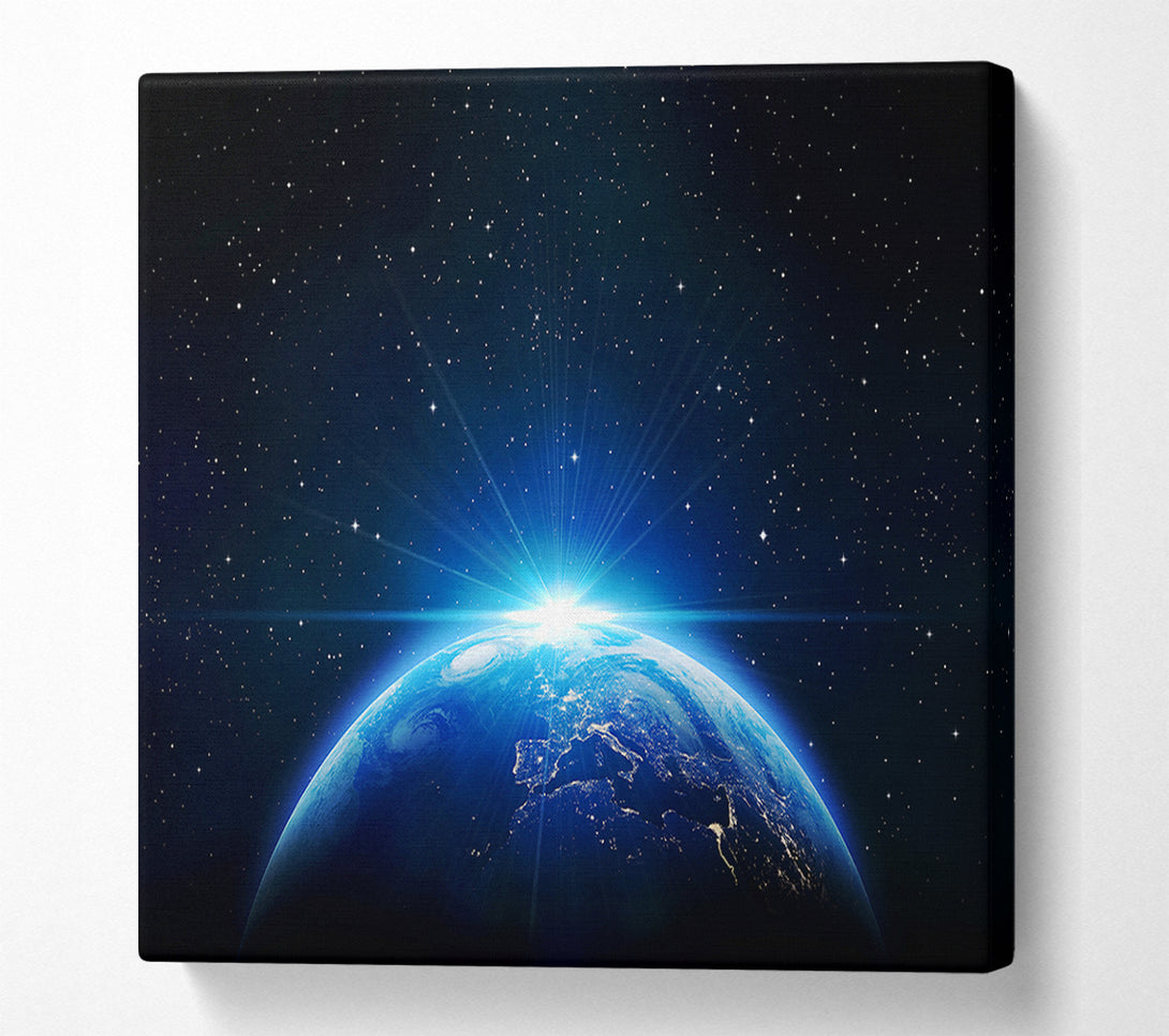  A Canvas Print of Earth From Above Canvas Art