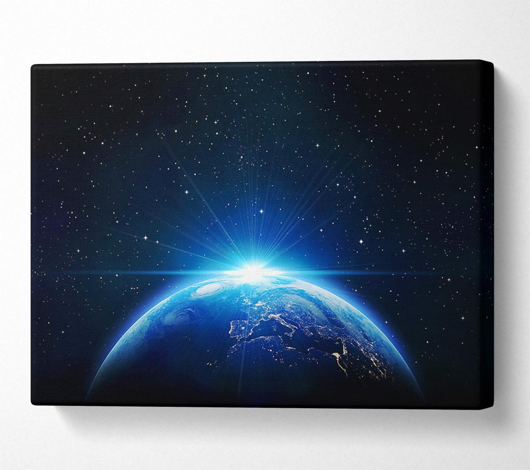 A Canvas Print of Earth From Above Canvas Art