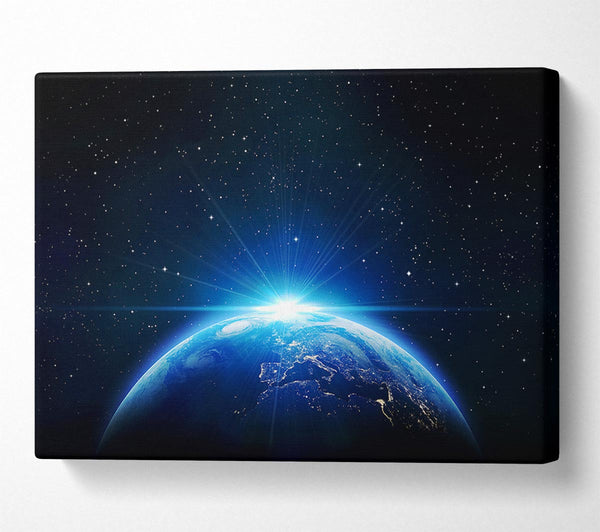  A Canvas Print of Earth From Above Canvas Art
